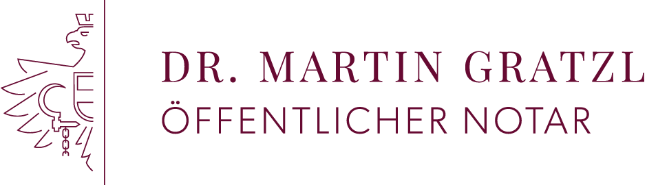 Logo: Notar Dr. Martin Gratzl